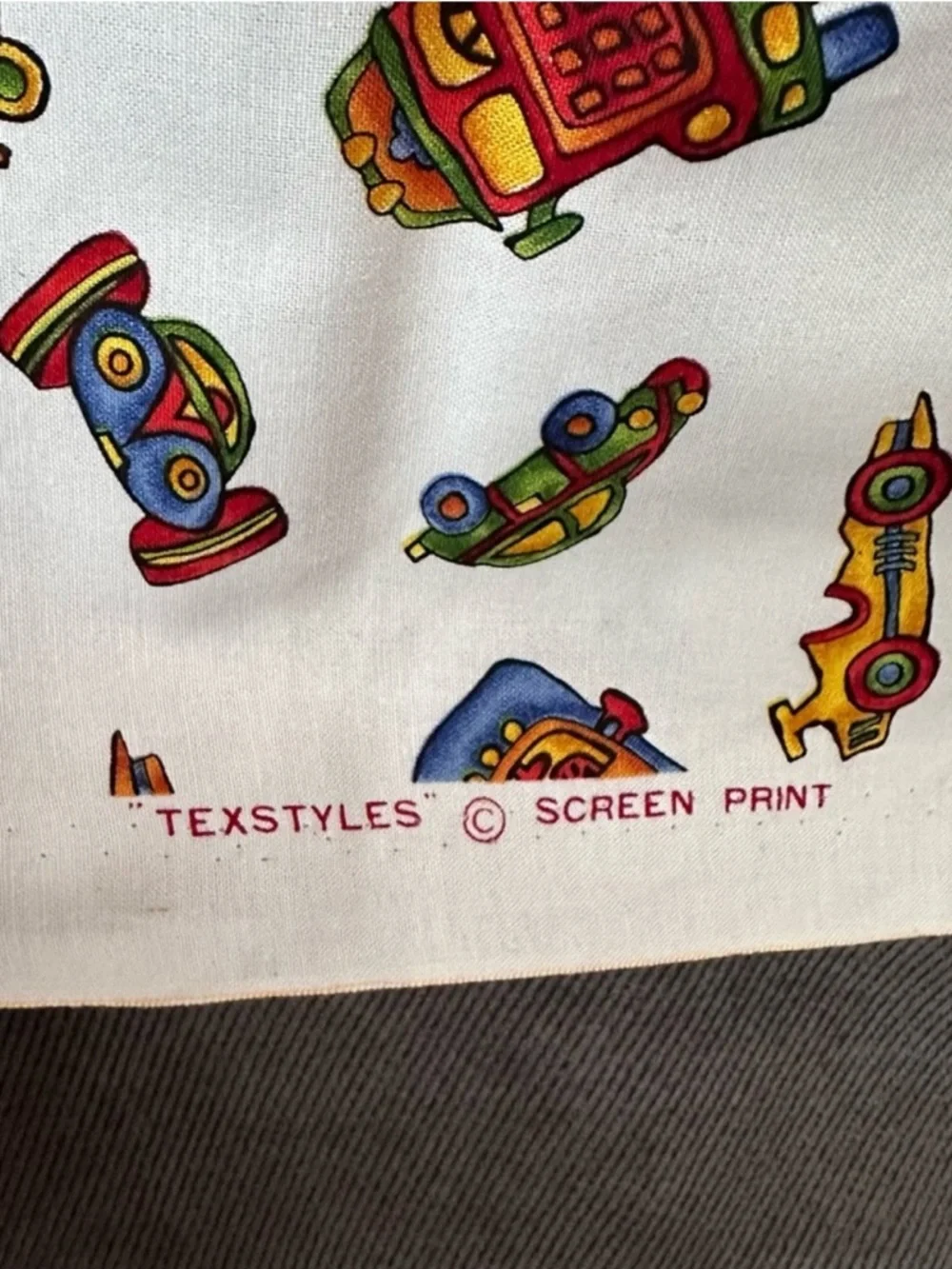 Vintage Cars Trucks Juvenile Fabric Cotton 3 Yards